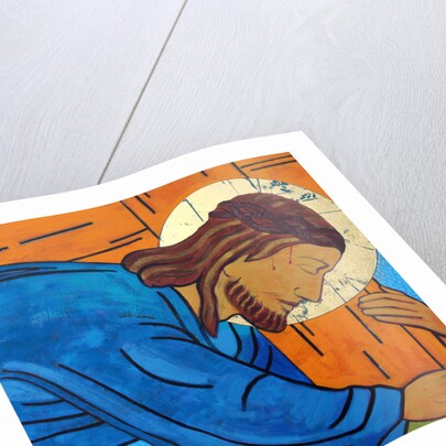 Jesus falls under the cross, 2017 by Sara Hayward