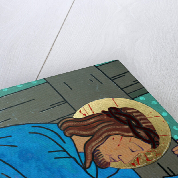 Jesus falls, 2017 by Sara Hayward