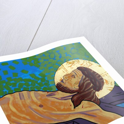 Jesus is nailed to the cross, 2017 by Sara Hayward