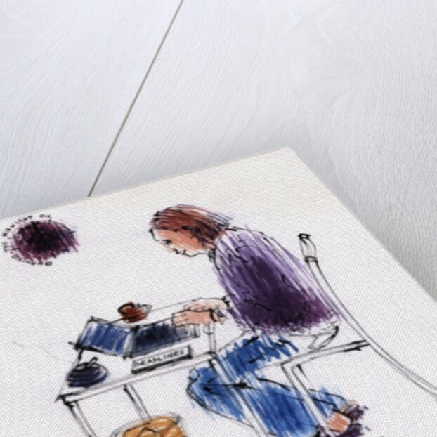 Burning the Midnight Oil, 2009 by Sara Hayward