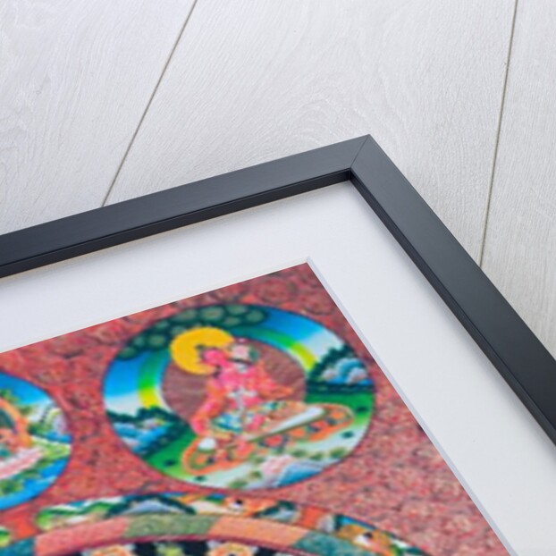 White Tara Mandala by School Nepalese