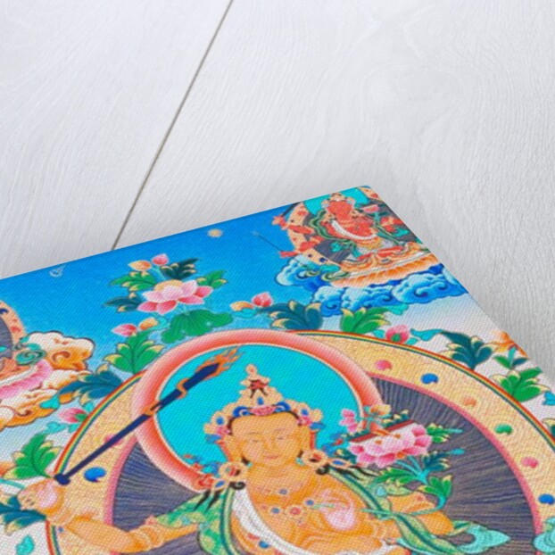 Image depicting Manjushree, the legendary creator of the Kathmandu valley by School Nepalese