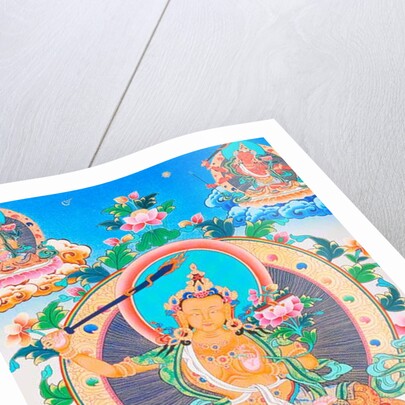 Image depicting Manjushree, the legendary creator of the Kathmandu valley by School Nepalese