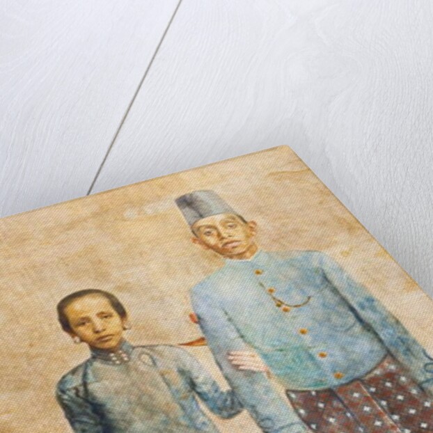 Portrait of a Javanese Nobleman and his Wife, c.1837 by Indonesian School