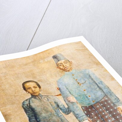 Portrait of a Javanese Nobleman and his Wife, c.1837 by Indonesian School