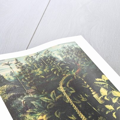 Village street, 1929 by Walter Spies