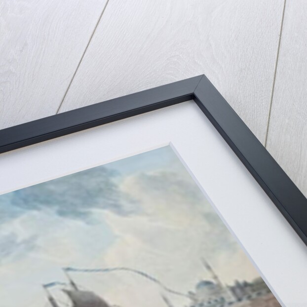 Yeni Camii and the port of Istanbul, 1789 by Jean-Baptiste Hilair