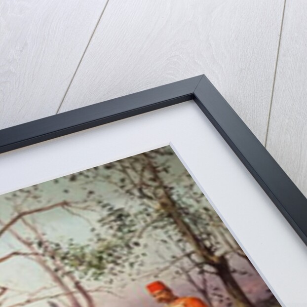 The daughter of the English ambassador riding in a palanquin, 1896 by Fausto Zonaro