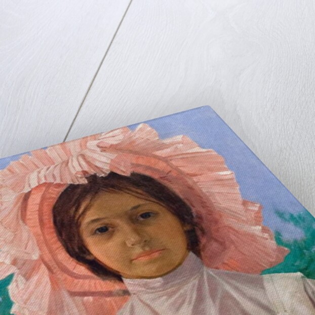 Girl with pink cap, 1904 by Osman Hamdi Bey