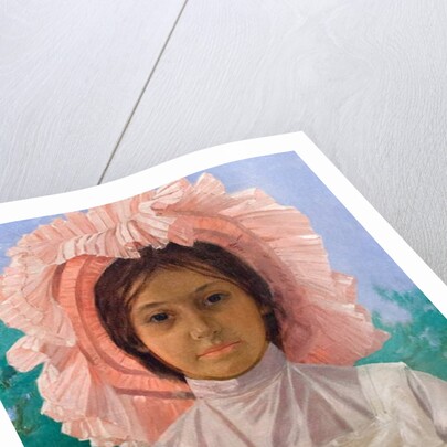 Girl with pink cap, 1904 by Osman Hamdi Bey