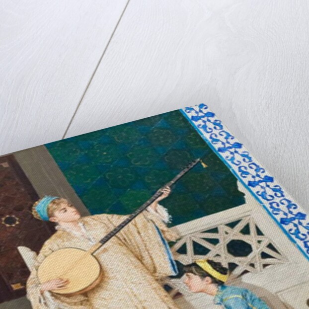 Two musician girls, 1880 by Osman Hamdi Bey