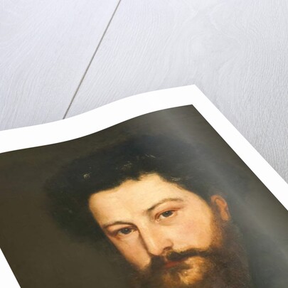 Portrait of William Morris in his thirties, c.1870 by Charles Fairfax Murray