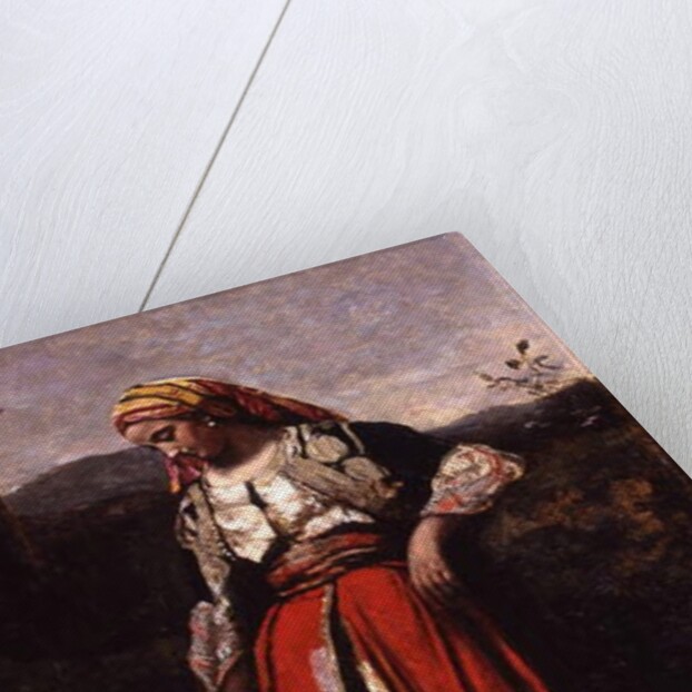 Portrait of Mlle Dobigny, 1865-70 by Jean Baptiste Camille Corot