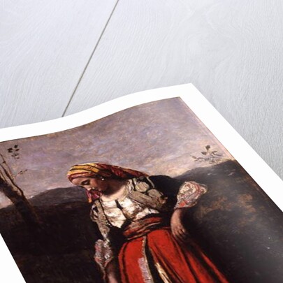 Portrait of Mlle Dobigny, 1865-70 by Jean Baptiste Camille Corot