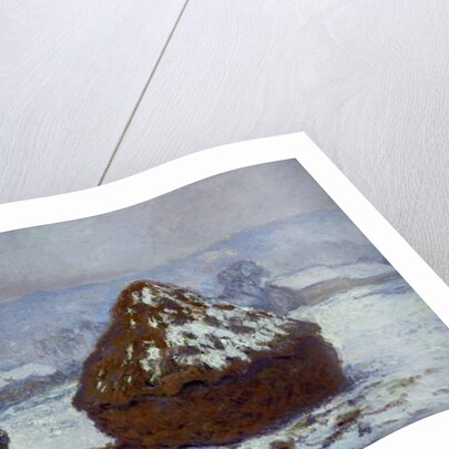 Meules, effet de neige, 1891 by Claude Monet