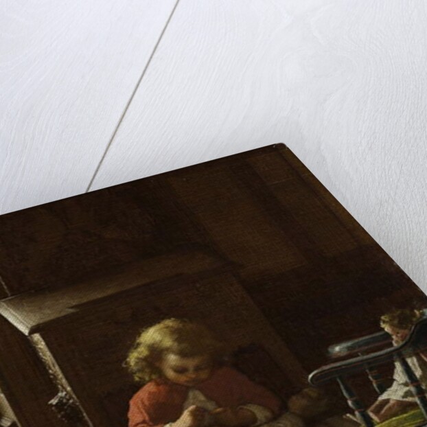 Family Cares, 1873 by Eastman Johnson