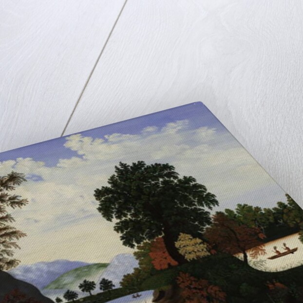 Landscape with Indians, 1880 by American School