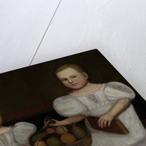 Ester Amelia and Marcella Eusebia White, 1843 by Zedekiah Belknap