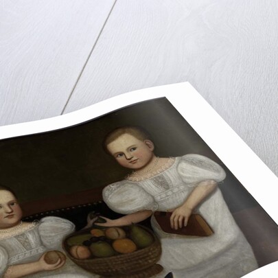 Ester Amelia and Marcella Eusebia White, 1843 by Zedekiah Belknap