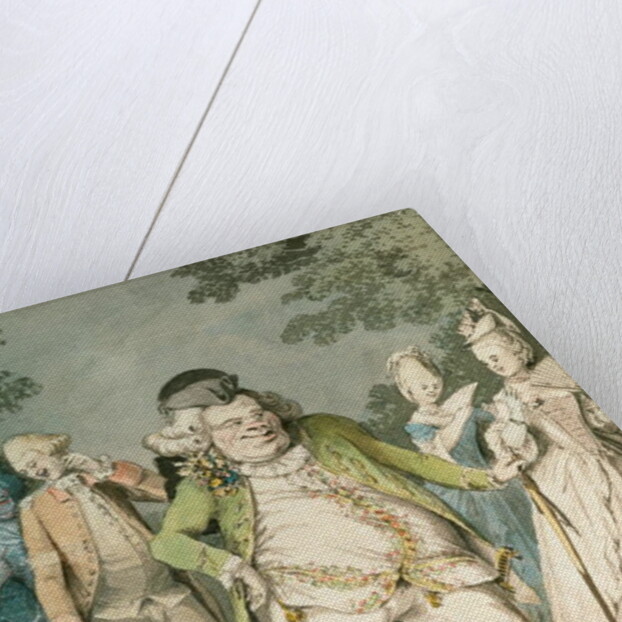 The Macaroni, 1774 by Samuel Hieronymous Grimm