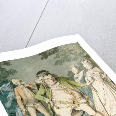 The Macaroni, 1774 by Samuel Hieronymous Grimm