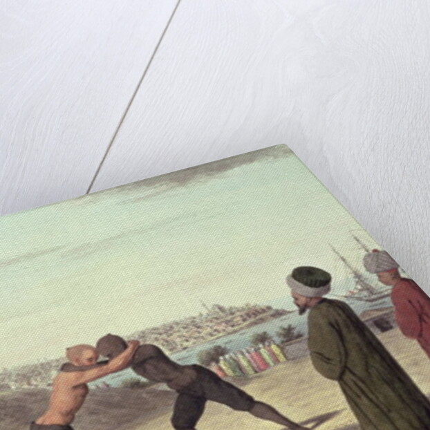 Wrestling Match, Constantinople by Anonymous