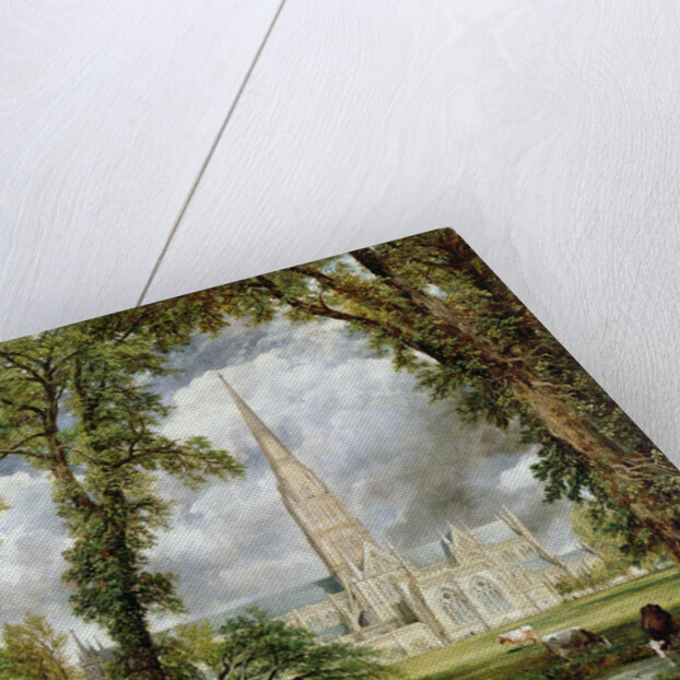 View of Salisbury Cathedral from the Bishop's Grounds, c.1822 by Anonymous