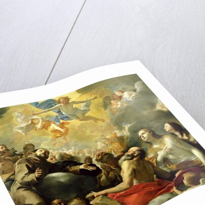 Christ in Glory with the Saints, c.1660 by Mattia Preti