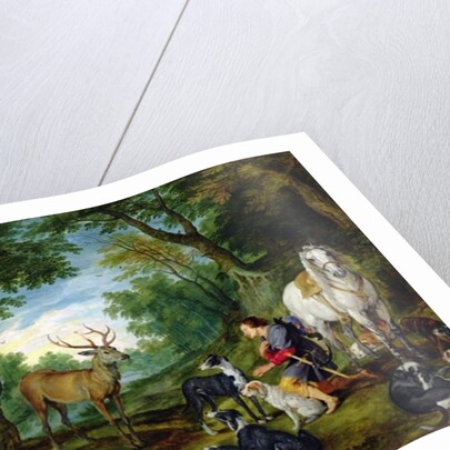 The Vision of St. Hubert, c.1620 by Jan & Rubens P.P. (1577-1640) Brueghel