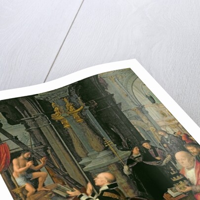 The Mass of St. Gregory by Adriaen Isenbrandt