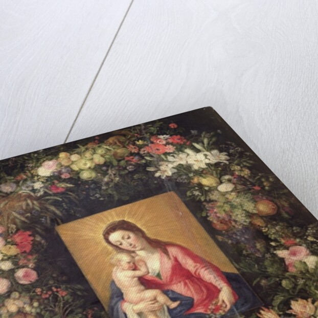 Garland of Fruit and Flowers with Virgin and Child by Jan the Elder Brueghel