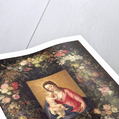 Garland of Fruit and Flowers with Virgin and Child by Jan the Elder Brueghel