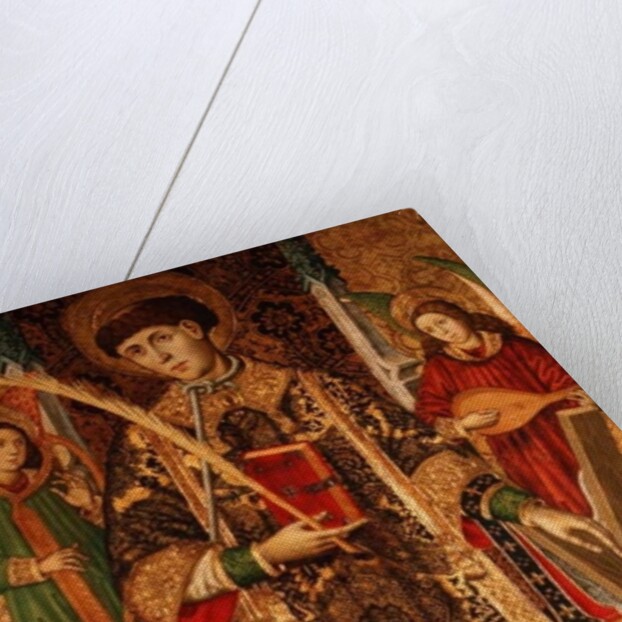 St. Vincent and a Donor by Master of Archbishop Dalmau of Mur