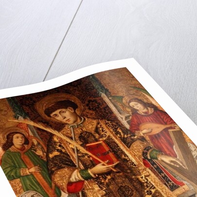 St. Vincent and a Donor by Master of Archbishop Dalmau of Mur