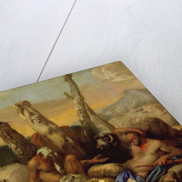 The Fable of Diogenes, looking with a lantern for a good man by Giovanni Benedetto Castiglione