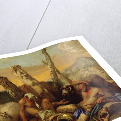 The Fable of Diogenes, looking with a lantern for a good man by Giovanni Benedetto Castiglione