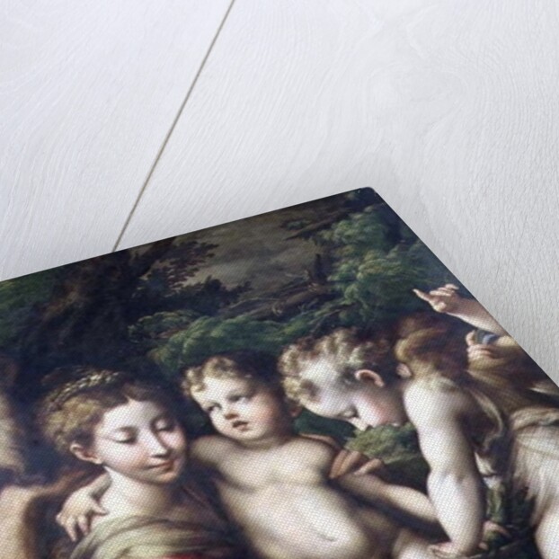 The Holy Family 1524 by Parmigianino