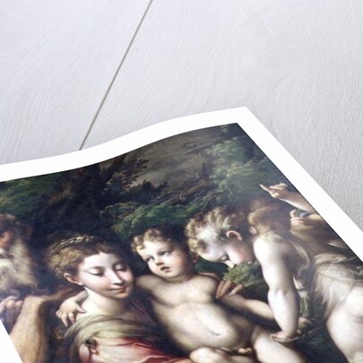 The Holy Family 1524 by Parmigianino