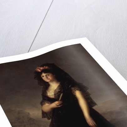 Queen Maria Luisa wearing a Mantilla, 1799 by Francisco Jose de Goya y Lucientes