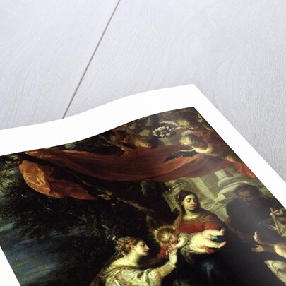 The Mystic Betrothal of St. Catherine, 1660 by Mateo Cerezo