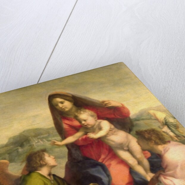 The Virgin and Child with a Saint and an Angel, c.1522-23 by Andrea del Sarto