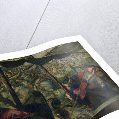 Battle between Turks and Christians, c.1588/89 by Jacopo Robusti Tintoretto