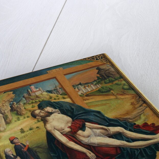 Pieta with Two Donors by Fernando Gallego