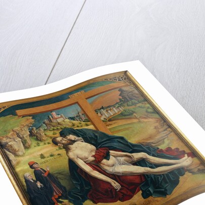 Pieta with Two Donors by Fernando Gallego