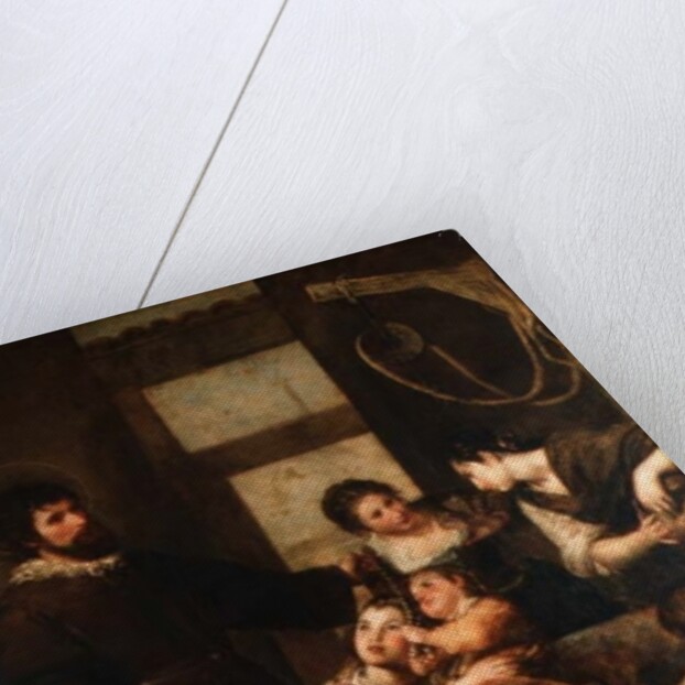 St. Isidore saves a child that had fallen in a well, 1646-48 by Alonso Cano