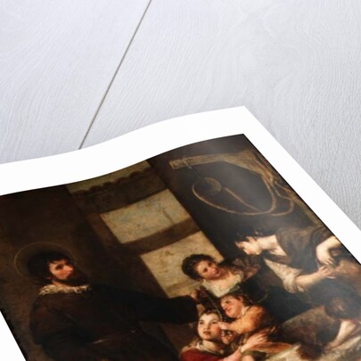 St. Isidore saves a child that had fallen in a well, 1646-48 by Alonso Cano