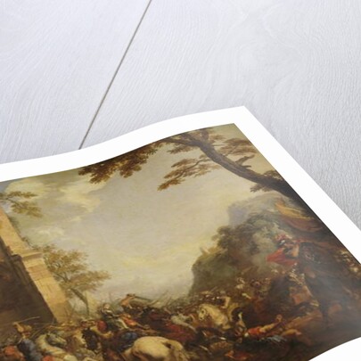 The Battle of Lepanto between the Christians and the Moslems by Jacques Courtois