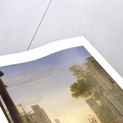 Embarkation of St. Paula Romana at Ostia, 1637-39 by Claude Lorrain