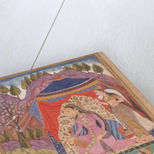 48.6/2 folio 138 Farhad recounts his adventures to Princess Shirin by Indian School