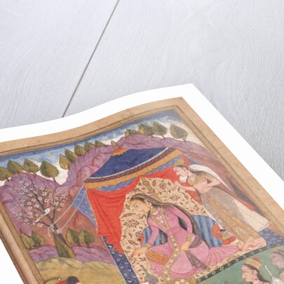 48.6/2 folio 138 Farhad recounts his adventures to Princess Shirin by Indian School